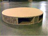 Round pallet for round application